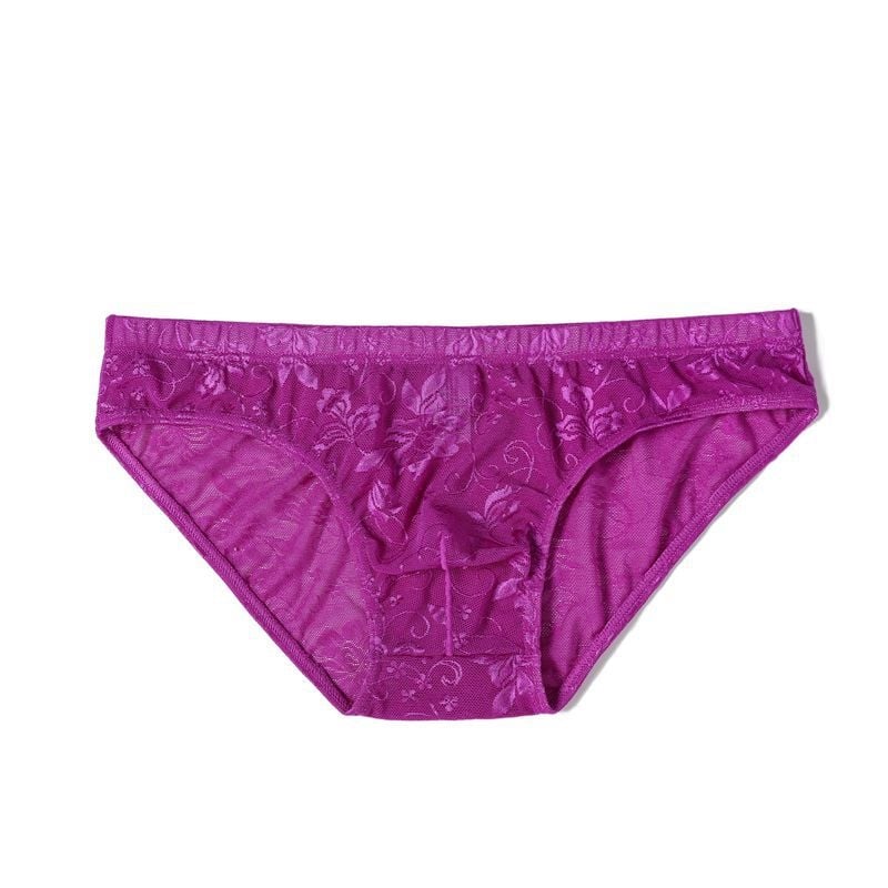 C502 Chiloți bărbați din plasă, respirabili, talie joasă, lenjerie intimă sexy pentru tineri