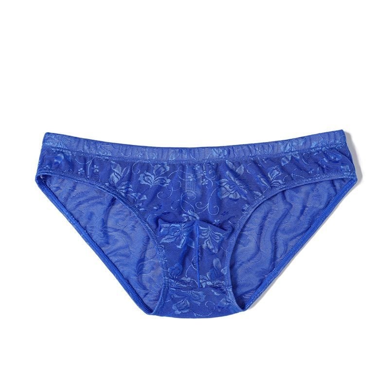 C502 Chiloți bărbați din plasă, respirabili, talie joasă, lenjerie intimă sexy pentru tineri