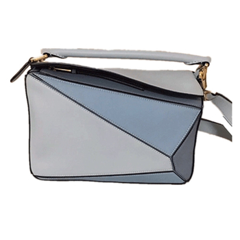 2025 Geantă geometrică nouă, model liči, piele de primă calitate, geantă de umăr crossbody în stil pernă pentru femei
