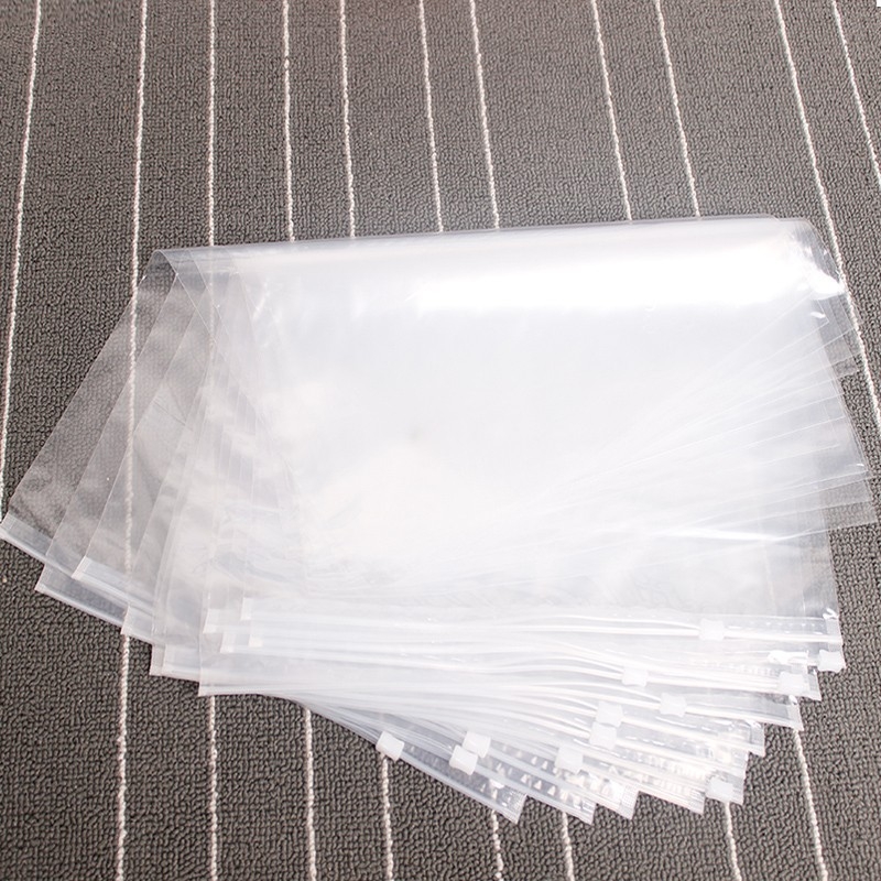 Pungă transparentă pentru haine cu fermoar, pungă PE mată pentru ambalaj, ambalaj de cadou premium, personalizabil la volum mare