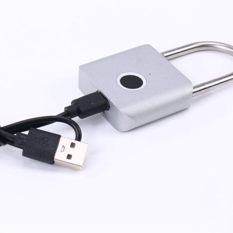 Lacăt inteligent cu amprentă pentru exterior, rezistent la apă, cu parolă și securitate electronică anti-furt