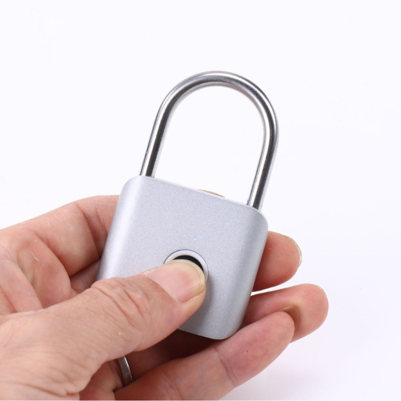 Lacăt inteligent cu amprentă pentru exterior, rezistent la apă, cu parolă și securitate electronică anti-furt