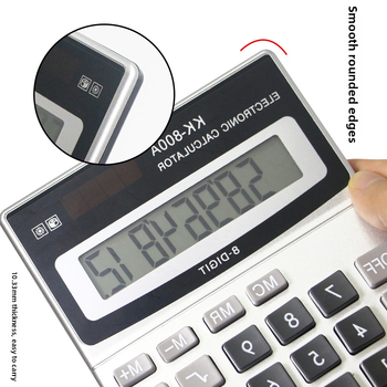 Calculator KK-800A cu font mare și afișaj lat — calculator de birou pentru cadouri și calcule financiare