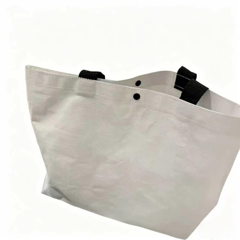 Geantă de cumpărături din hârtie Kraft DuPont, personalizabilă, ecologică, geantă tote cu bretea unică, cadou cu opțiune de logo