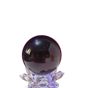 Ornament din cristal de înaltă calitate, în formă de floare de lotus, pentru decor interior; potrivit pentru sufragerie, suport TV, hol și dulap de vin.