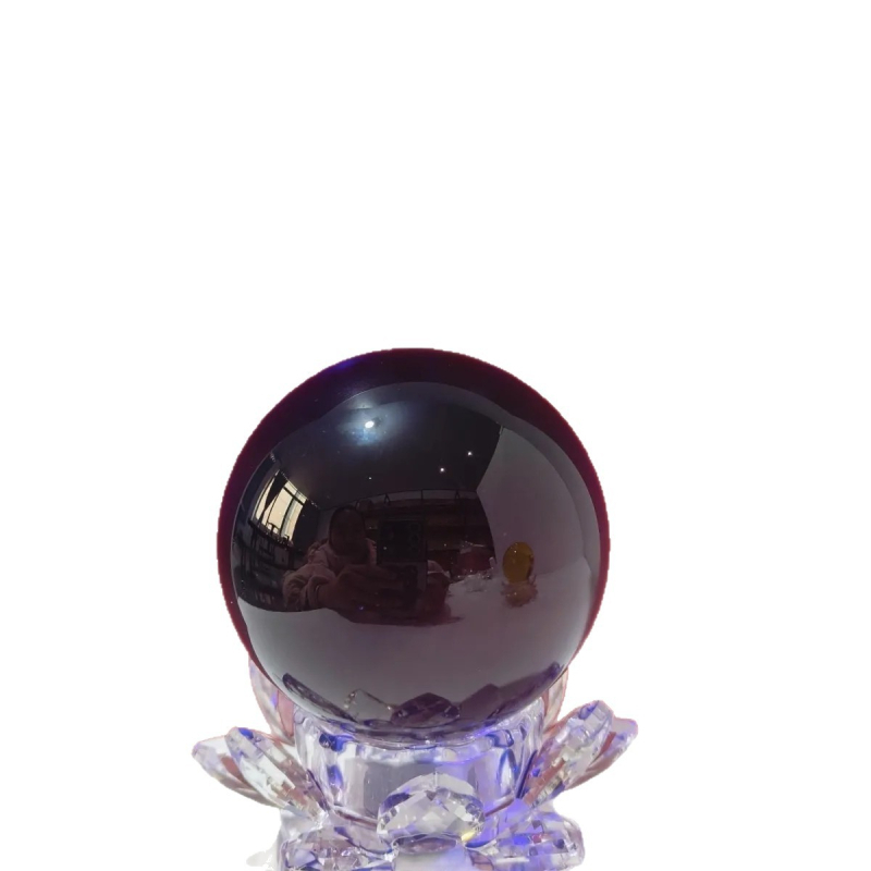 Ornament din cristal de înaltă calitate, în formă de floare de lotus, pentru decor interior; potrivit pentru sufragerie, suport TV, hol și dulap de vin.