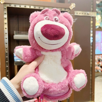 Penar din pluș Strawberry Bear cu păpușă Stitch — capacitate mare pentru elevi