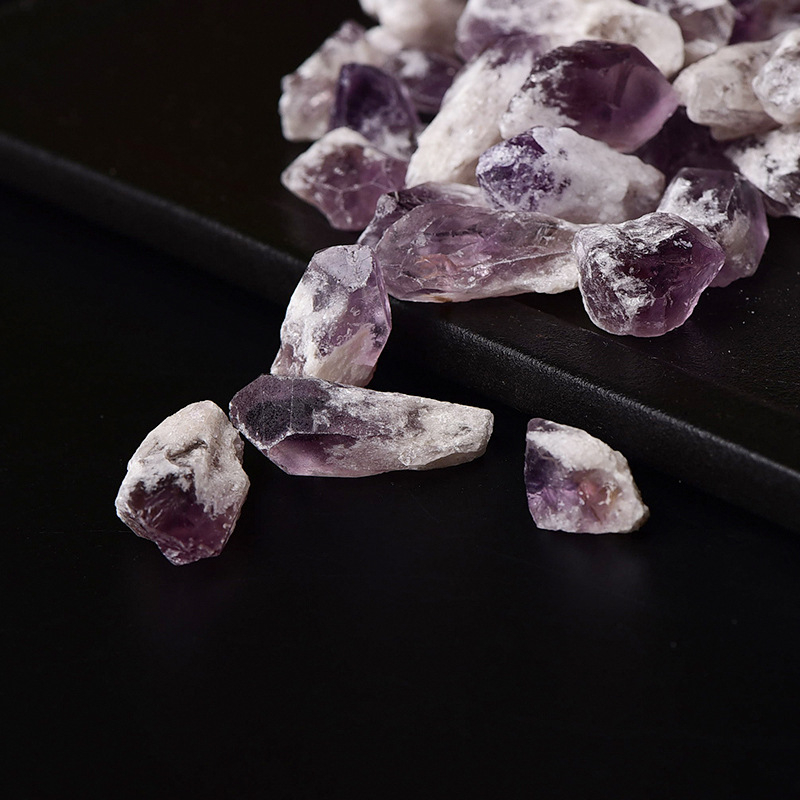 Piatră brută de ametist, specimen mineral pentru difuzor de aromă, decor pentru acvariu și peisaj bonsai
