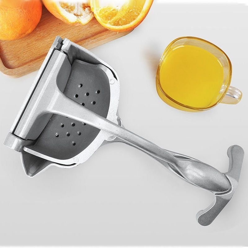 Storcător de citrice manual portabil, din oțel inoxidabil 304, pentru portocale, lămâi, rodie și trestie de zahăr – uz casnic