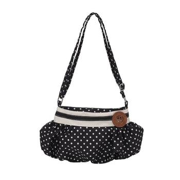 Geantă de damă din nylon, în formă de nor, imprimeu cu buline, geantă ușoară de lux pentru umăr/crossbody, vară 2026