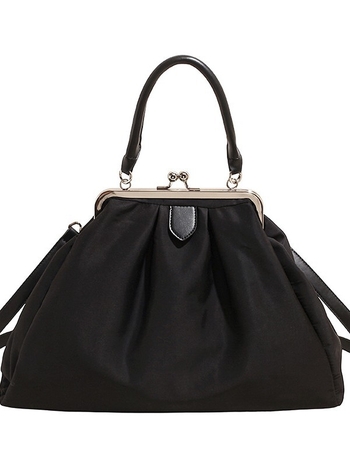 Geantă de mână în formă de nor, plisuri drăguțe, închidere cu clips, pentru femei, model nou 2026, geantă crossbody casual minimalist