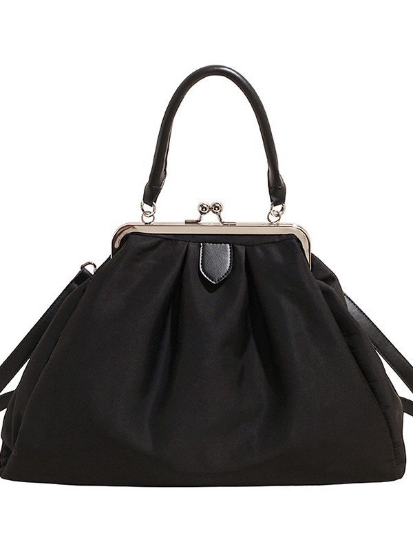 Geantă de mână în formă de nor, plisuri drăguțe, închidere cu clips, pentru femei, model nou 2026, geantă crossbody casual minimalist