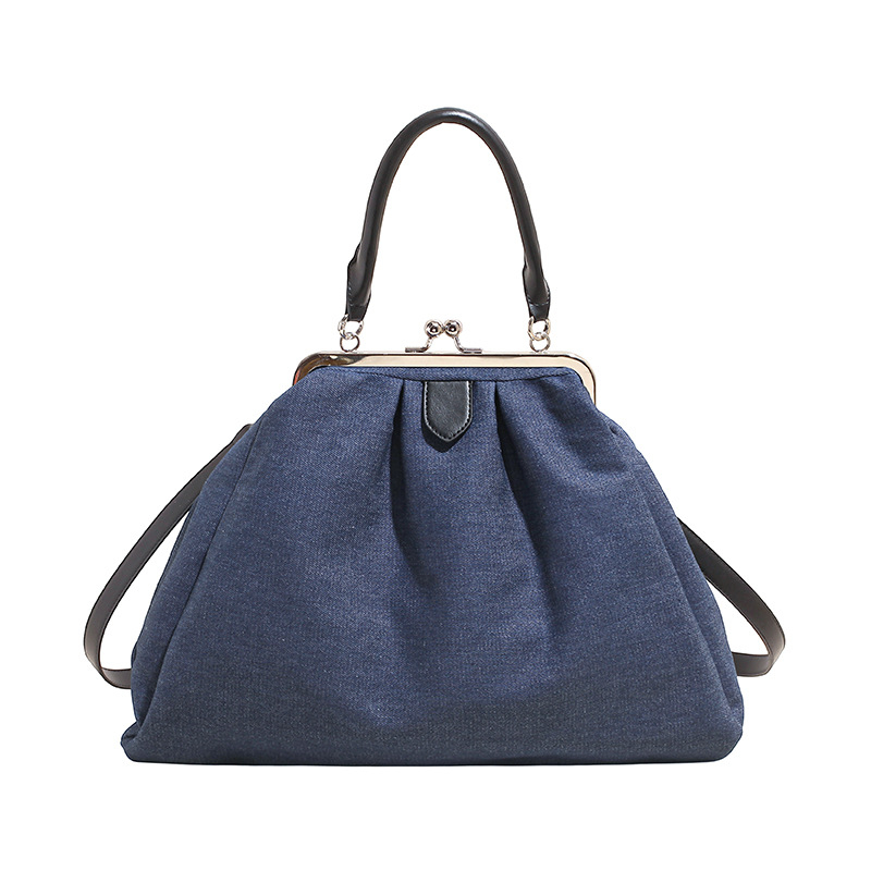 Geantă de mână în formă de nor, plisuri drăguțe, închidere cu clips, pentru femei, model nou 2026, geantă crossbody casual minimalist