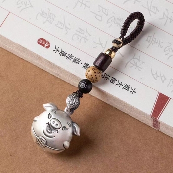 Pandantiv purceluș pentru breloc