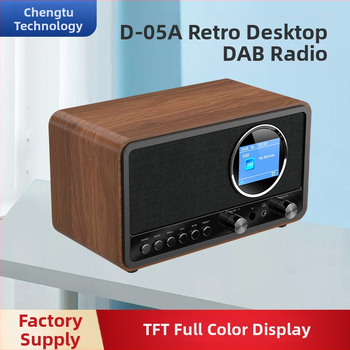 Stolné DAB rádio s digitálnym vysielaním zvuku a Bluetooth reproduktorom