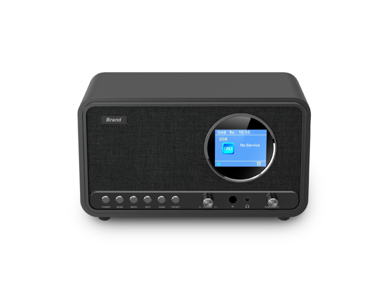 Radio DAB de birou cu transmisie audio digitală și difuzor Bluetooth