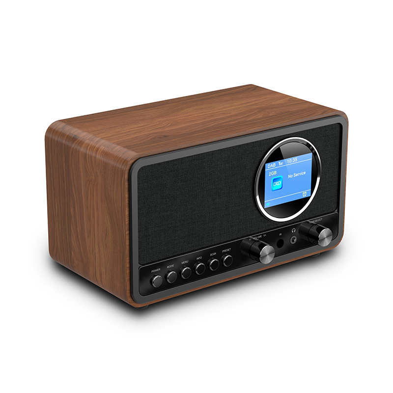 Radio DAB de birou cu transmisie audio digitală și difuzor Bluetooth