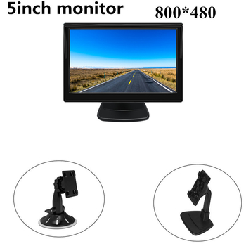 Monitor auto AHD de 5 inch, ecran LCD digital 1080p pentru vedere din spate AC-530XD
