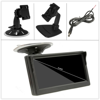 Monitor auto AHD de 5 inch, ecran LCD digital 1080p pentru vedere din spate AC-530XD
