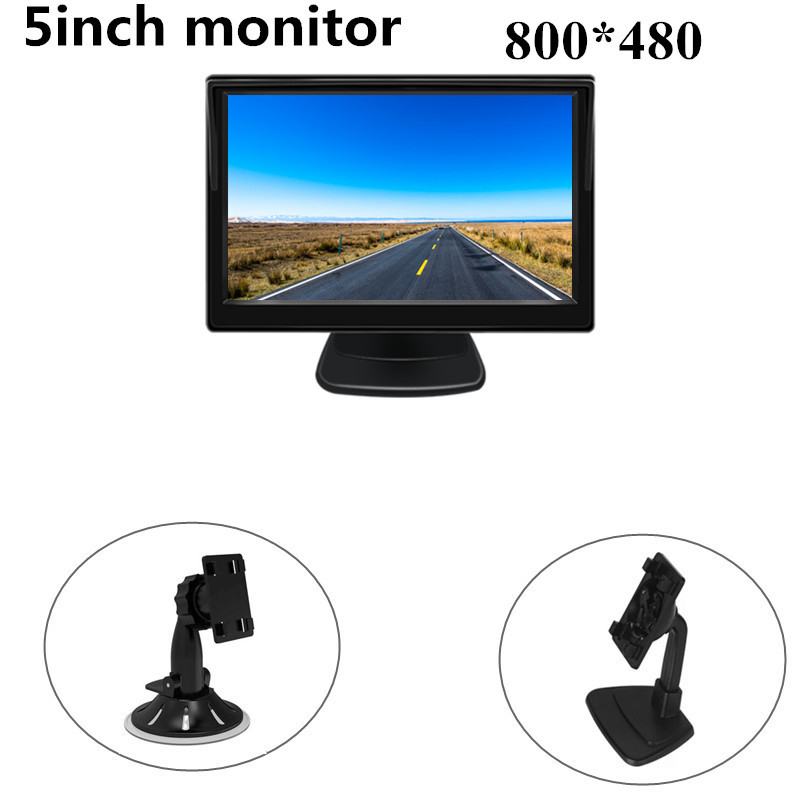 Monitor auto AHD de 5 inch, ecran LCD digital 1080p pentru vedere din spate AC-530XD