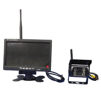 Monitor de recul fără fir, încorporat, de 7 inch, cu cameră de noapte infraroșu pentru camioane