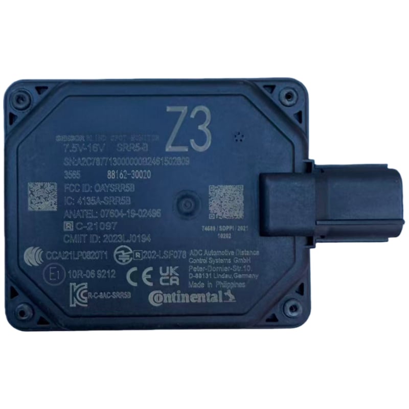 88162-30020 Monitor spațiu mort posterior pentru Lexus RZ300e și Toyota bZ4X (2023–2025)