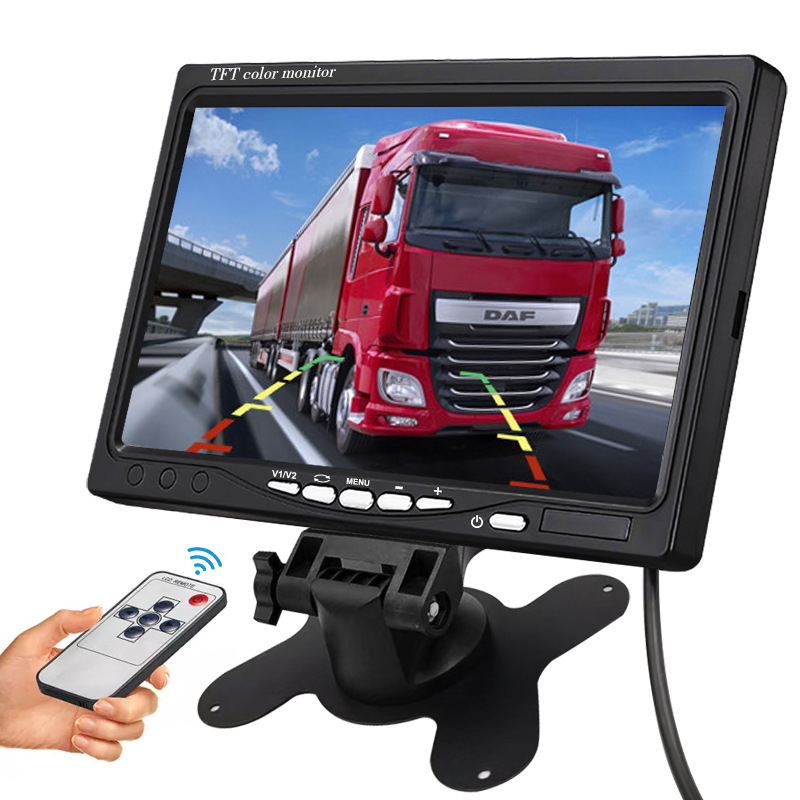 Monitor LCD de 7 inch pentru tetieră auto cu intrări video duale