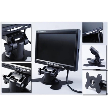 Monitor independent de vizualizare pentru recul, de 7 inch, pentru autobuze și camioane, cu cameră de mers înapoi încorporată