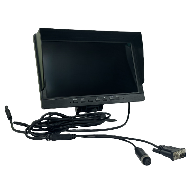 Monitor auto universal de 10,1 inch cu intrare VGA CCTV, ecran DVR pentru cameră de mers înapoi