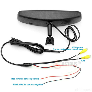 Monitor oglindă retrovizoare 4,3 inch cu imagine de mers înapoi pentru Ford Transit Mk7 – ecran HD