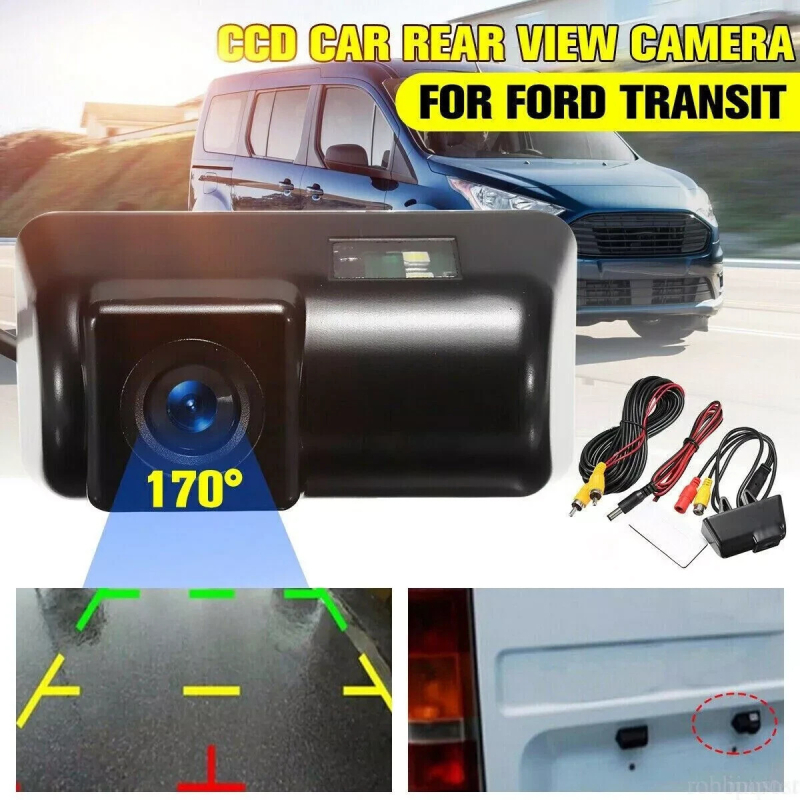 Monitor oglindă retrovizoare 4,3 inch cu imagine de mers înapoi pentru Ford Transit Mk7 – ecran HD