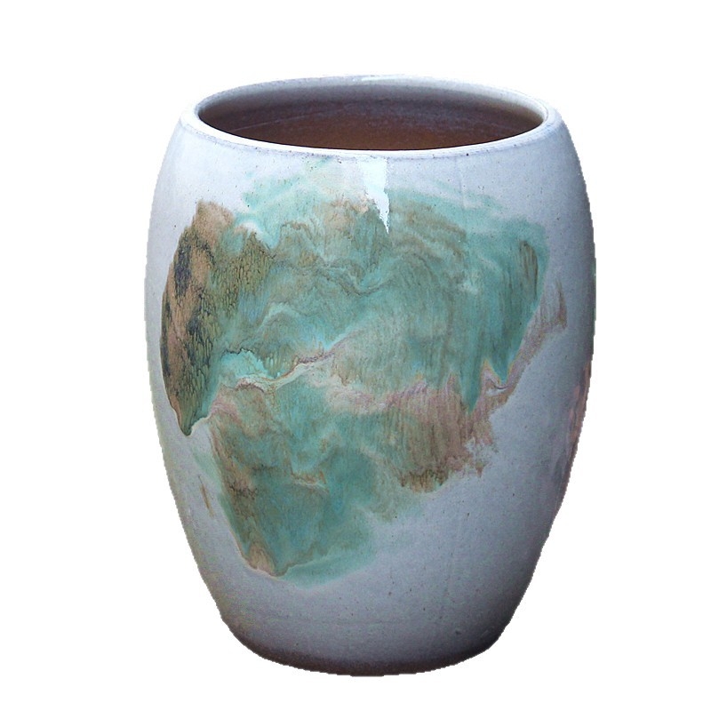 Ghiveci ceramic Yixing din lut purpuriu, pentru uz casnic, pentru suculente și bougainvillea, diametru mare, ceramică grosieră, lux discret
