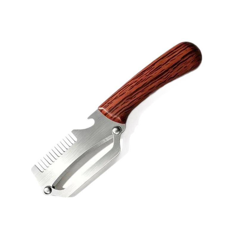 Cuțit multifuncțional de bucătărie pentru curățat și tăiat: curățător de cartofi, curățător de ceapă verde, tăietor de fructe și legume, tăietor pentru sparanghel