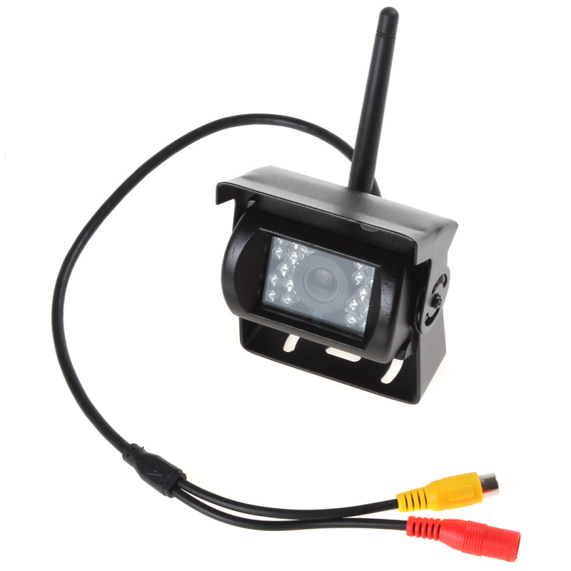 Monitor video încorporat wireless de 5 inch pentru mers înapoi și cameră retrovizoare cu infraroșu pentru camion