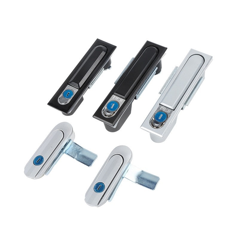 MS818 Lacăt plat pentru dulap electric cu mâner – Lacăt de șasiu MS490, nucleu de cupru XL21 pentru dulap de alimentare