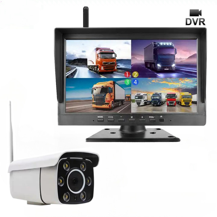 Monitor digital wireless de 10,1 inch pentru macaraua turn, operațiuni de ridicare și vehicule