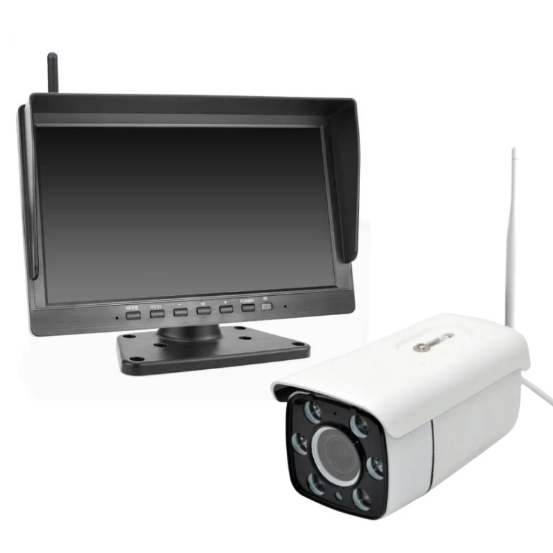 Monitor digital wireless de 10,1 inch pentru macaraua turn, operațiuni de ridicare și vehicule