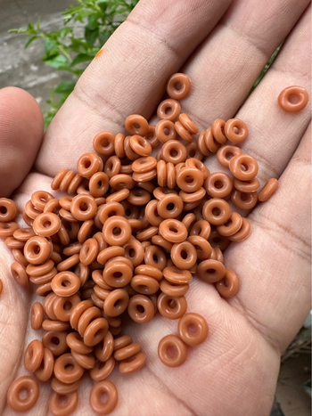 Spațiere din silicon 6x2x2 pentru mărgele Wenwan Buddha, mărgele libere pentru brățară DIY și colier