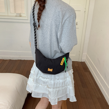 Geantă de damă cu formă de dumpling, ușoară și versatilă, crossbody pentru muncă și uz zilnic