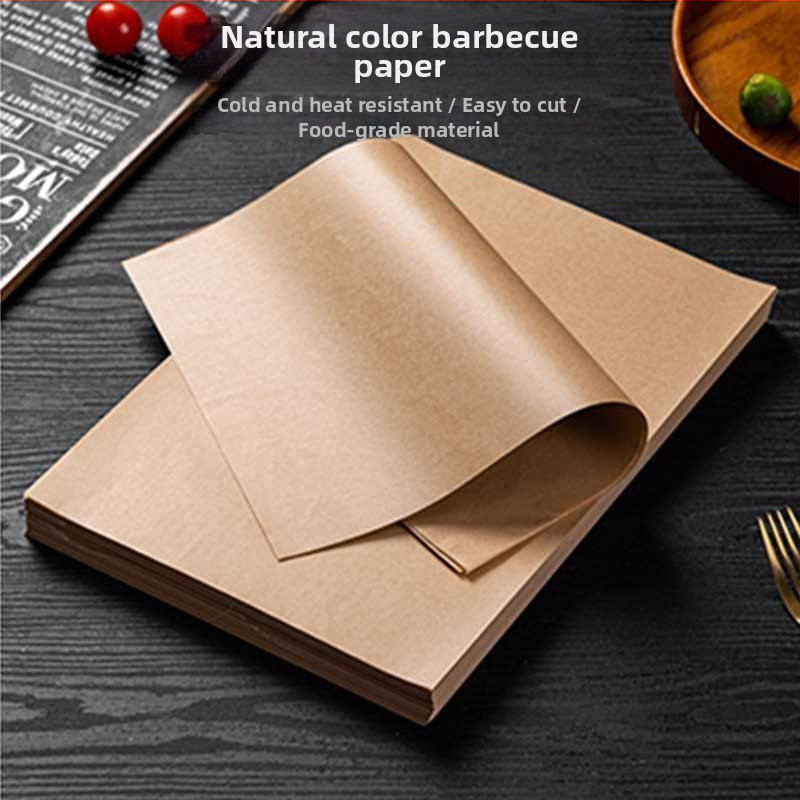 Silikónový papier potravinárskej kvality, zahustený jednorazový grilovací papier, odolný voči oleju, nepriľnavý, absorbujúci olej, odolný voči vysokým teplotám