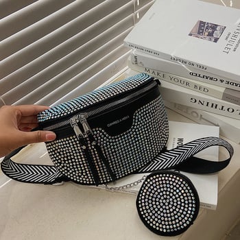 Geantă cochilie lucioasă cu cristale, PU, pentru femei, mică, geantă de umăr/crossbody