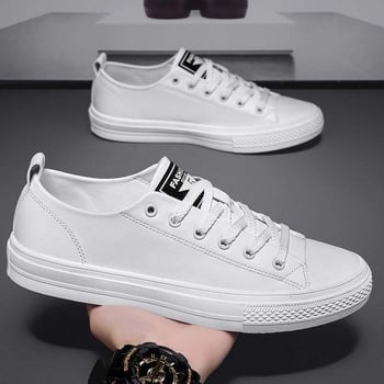 Adidași casual cu șireturi versatili, lux ușor, rezistenți la pete pentru tineri bărbați 2025