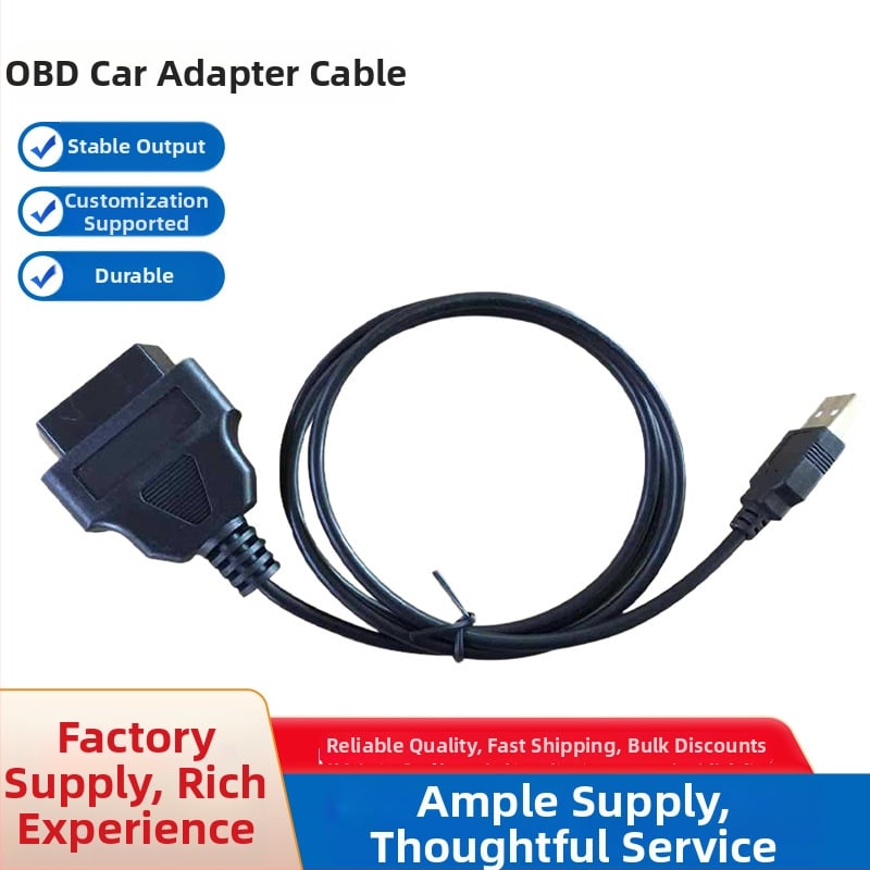 1MUSBAM OBD samica autodiagnostický kábel pre diagnostický prístroj OBD2