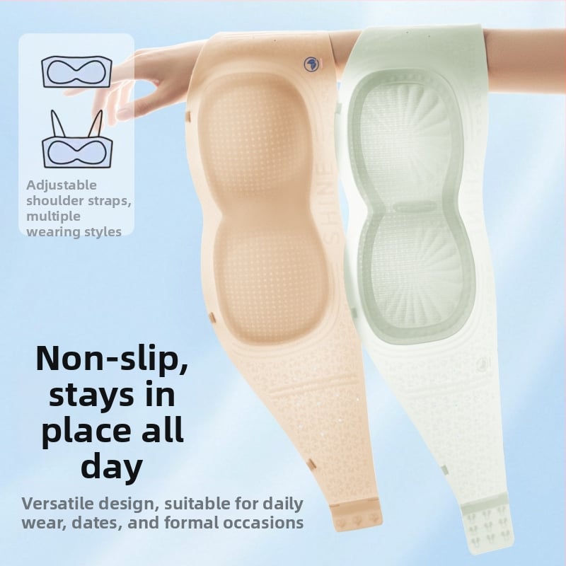 Sutien fără bretele pentru sâni mici, model subțire de vară, anti-alunecare, invizibil și fără cusături, bandeau