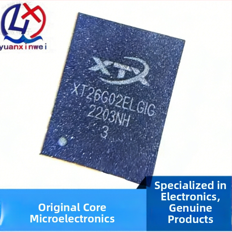 Originálny čip flash pamäte XT26G02ELGIGA s päticou LGA8