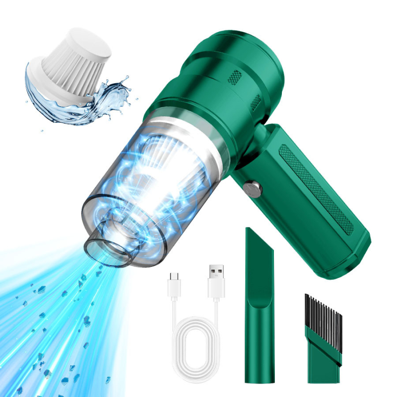 Aspirator de mână fără fir, portabil, pentru mașină și casă, puternic și compact