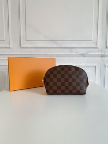 Geantă de machiaj din PVC, în formă de scoică, clutch compact pentru femei