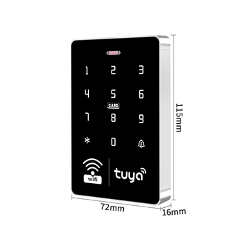 Sistem de control al accesului pentru ușă din sticlă cu aplicație mobilă pentru deblocare la distanță, card RFID și parolă