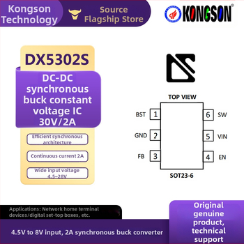 Dexin convertor DC-DC sincronizat intrare 4.5V–8V, 2A DX5302S