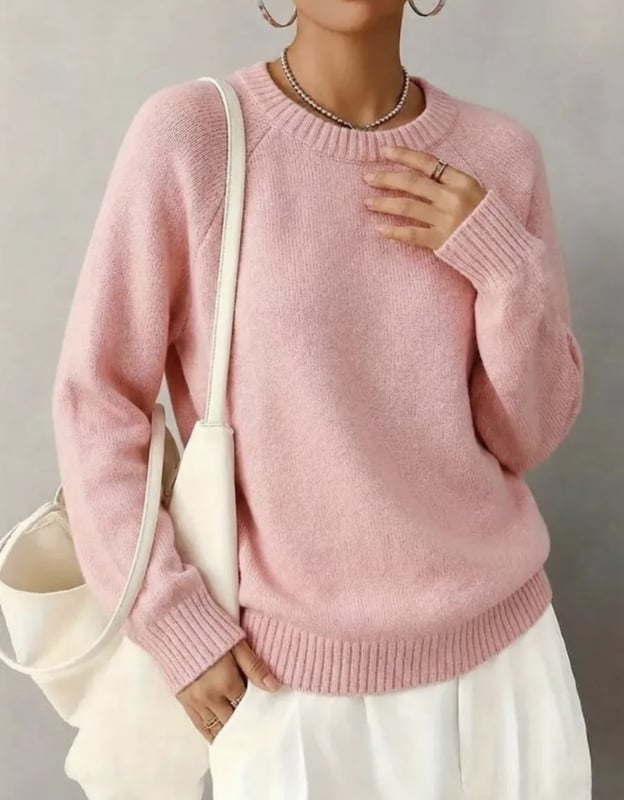 Pulover tricotat oversized pentru femei